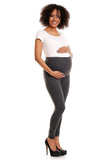 Comfortable Pregnancy Leggings with Tummy Panel Support