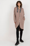 Extended Cut Women's Hooded Zip Sweatshirt with Pockets