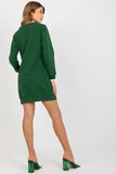 Long Sleeve Tracksuit Dress with Pockets - One Size Fits All