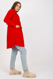Chic Women's Long Sleeve Coat with Press Stud Fastening