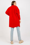 Chic Women's Long Sleeve Coat with Press Stud Fastening