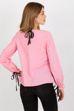 Lace-Detail Long Sleeve Formal Blouse for Any Occasion