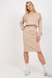 Stylish Tracksuit Set with Sweatshirt and Skirt Combo