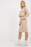 Stylish Tracksuit Set with Sweatshirt and Skirt Combo