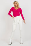 High-Waisted Sweatpants with Zipper and Slip Pockets
