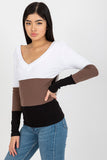 Ribbed Long Sleeve Blouse with Heart Neckline - 3 Colors