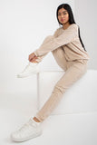Chic Velour Blouse and Pants Set with Tie Waist and Pockets