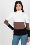 Ribbed Long-Sleeved Turtleneck Sweater in Three Colors