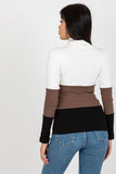 Ribbed Long-Sleeved Turtleneck Sweater in Three Colors