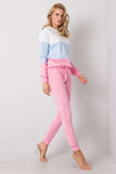 Colorful Sweatshirt Set with Long Pants and Pockets