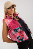 Floral Insulated Quilted Vest with Slip Pockets