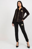 Ladies' Embroidered Velour Sweatshirt and Pants Set