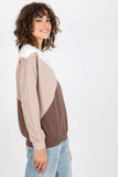 Women's Colorful Long Sleeve Round Neck Sweatshirt
