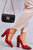 Elegant Glossy Classic Pumps with Comfortable Eco Leather