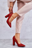 Elegant Glossy Classic Pumps with Comfortable Eco Leather
