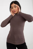 Fitted Long Sleeve Women's Turtleneck Sweater