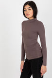 Fitted Long Sleeve Women's Turtleneck Sweater
