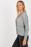 Openwork Women's Button-Down Sweater - Versatile and Stylish