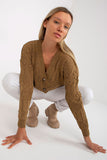 Openwork Women's Button-Down Sweater - Versatile & Stylish
