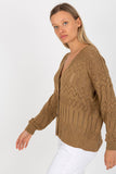 Openwork Women's Button-Down Sweater - Versatile & Stylish