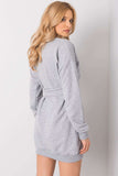 Stylish Long Sleeve Tracksuit Mini Dress with Belt