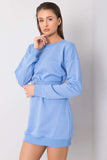 Chic Long Sleeve Tracksuit Mini Dress with Belt