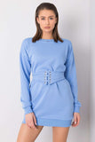 Chic Long Sleeve Tracksuit Mini Dress with Belt