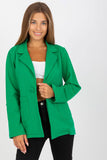 Button Closure Long-Sleeved Sweat Jacket with Pockets