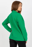 Button Closure Long-Sleeved Sweat Jacket with Pockets