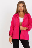 Long-Sleeved Sweat Jacket with Button Closure & Pockets