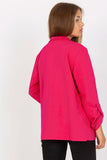 Long-Sleeved Sweat Jacket with Button Closure & Pockets
