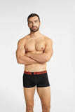 Comfortable Cotton Boxer Shorts - Set of 3 in Black