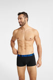 Comfortable Cotton Boxer Shorts - Set of 3 in Black