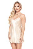 Delicate Satin Chemise with Adjustable Straps