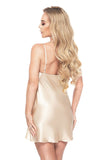 Delicate Satin Chemise with Adjustable Straps