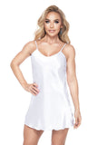 Delicate Satin Classic Chemise with Adjustable Straps