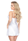 Delicate Satin Classic Chemise with Adjustable Straps
