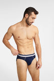 High-Quality Cotton Men's Briefs - 2 Colors Pack