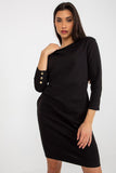 Stylish Tracksuit Dress with 3/4 Sleeves and Pockets