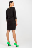 Stylish Tracksuit Dress with 3/4 Sleeves and Pockets