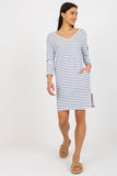 Long Sleeve Heart Neckline Sweatshirt Dress with Pockets
