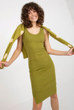 Casual Women's Blouse and Fitted Dress Set