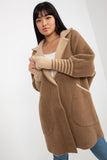 Chic Women's Long Sleeve Coat with Press Stud Fastening