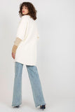 Stylish Women's Long Sleeve Coat with Press Stud Fastening
