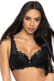 Lace Floral Full Cup Bra with Adjustable Straps