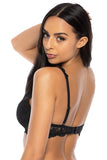 Lace Floral Full Cup Bra with Adjustable Straps