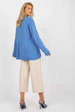 Heart Neckline Loose Cut Long Sleeve Sweater
