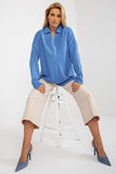 Heart Neckline Loose Cut Long Sleeve Sweater