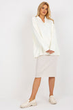 Loose Long Sleeve Sweater with Heart Neckline