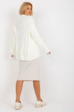 Loose Long Sleeve Sweater with Heart Neckline
